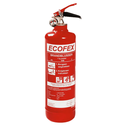 EcoFex Poederblusser 1 kg 5A/34B -C (Belgie Benor)